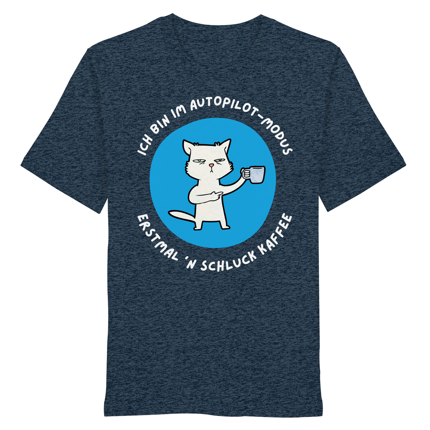 Kaffee Katze - Organic Shirt