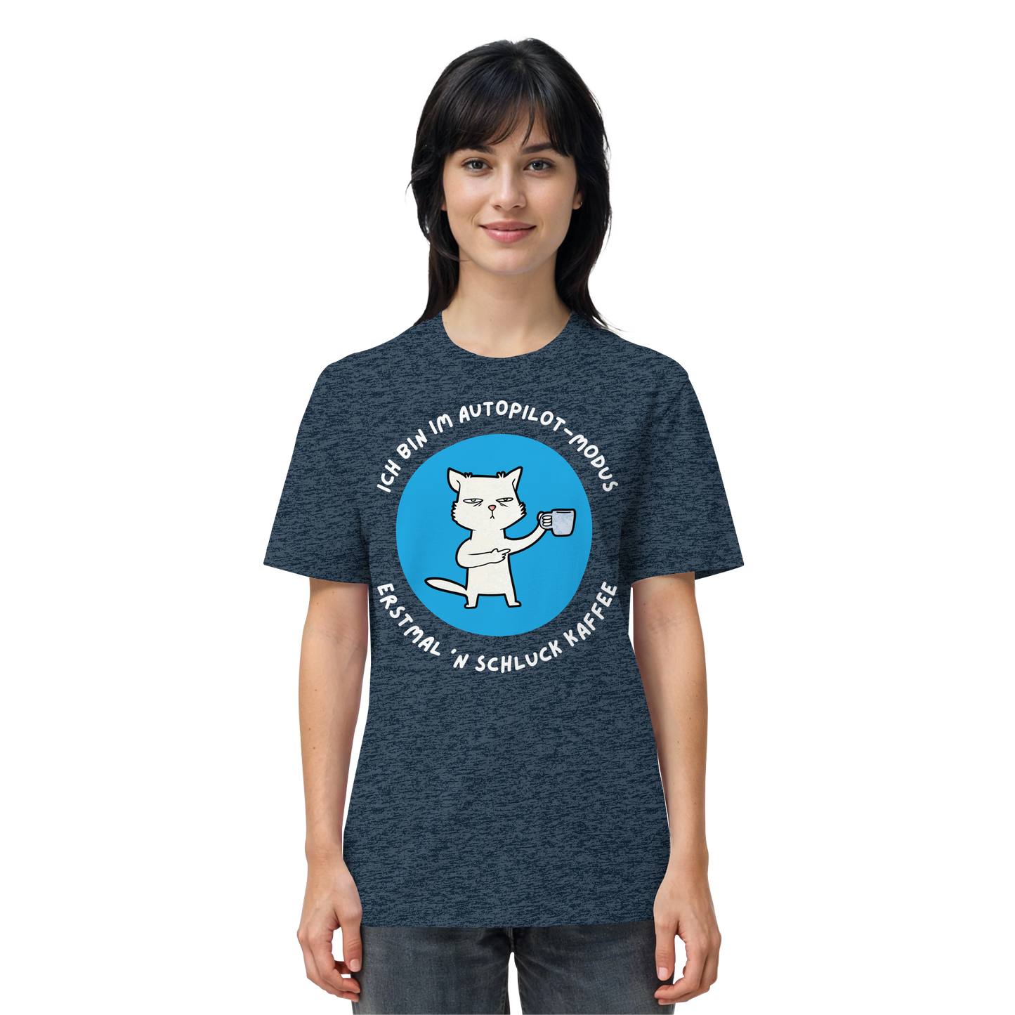 Kaffee Katze - Organic Shirt