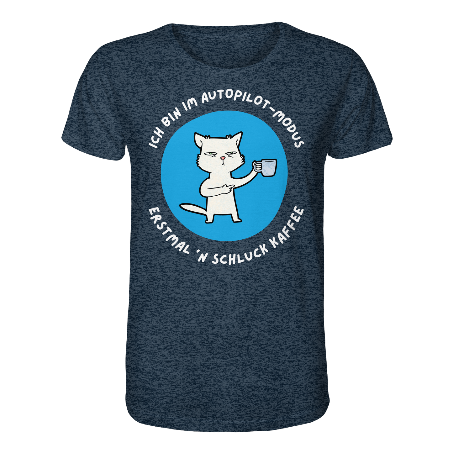 Kaffee Katze - Organic Shirt