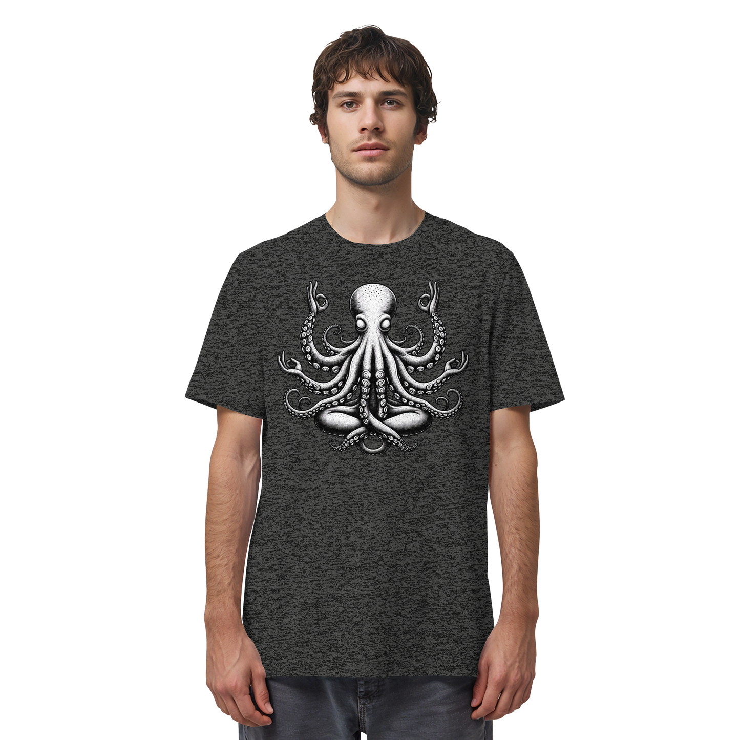 Oktopus in Meditation - Organic Shirt