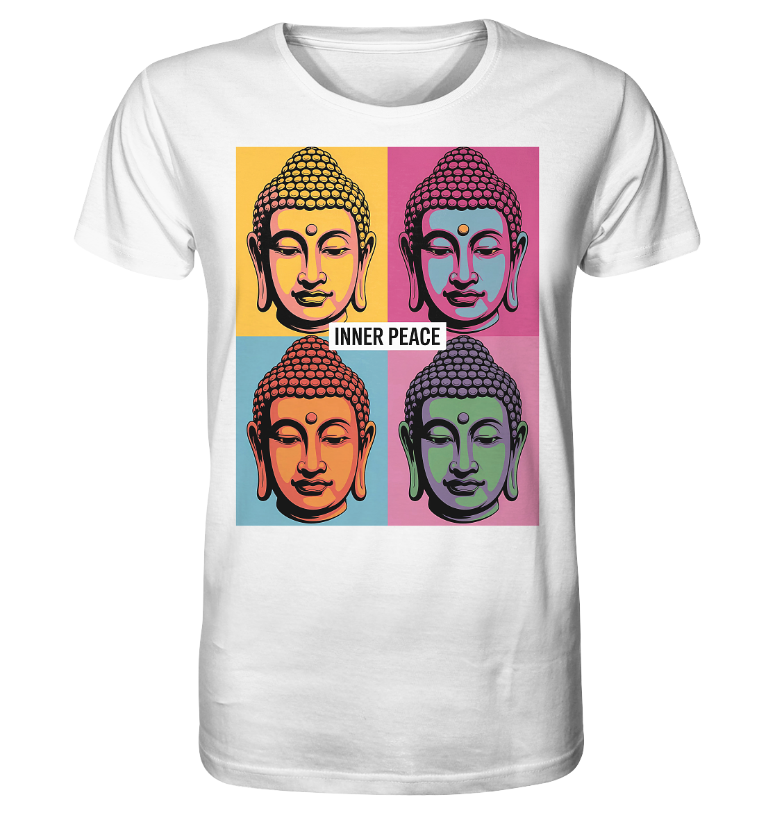 Inner Peace Pop Art Buddha - Organic Shirt