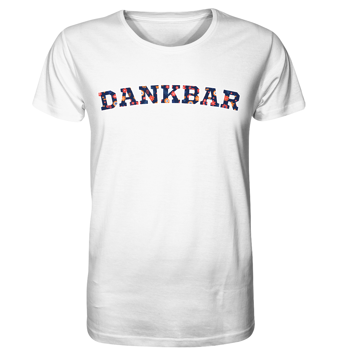DANKBAR Floral Pattern - Organic Shirt