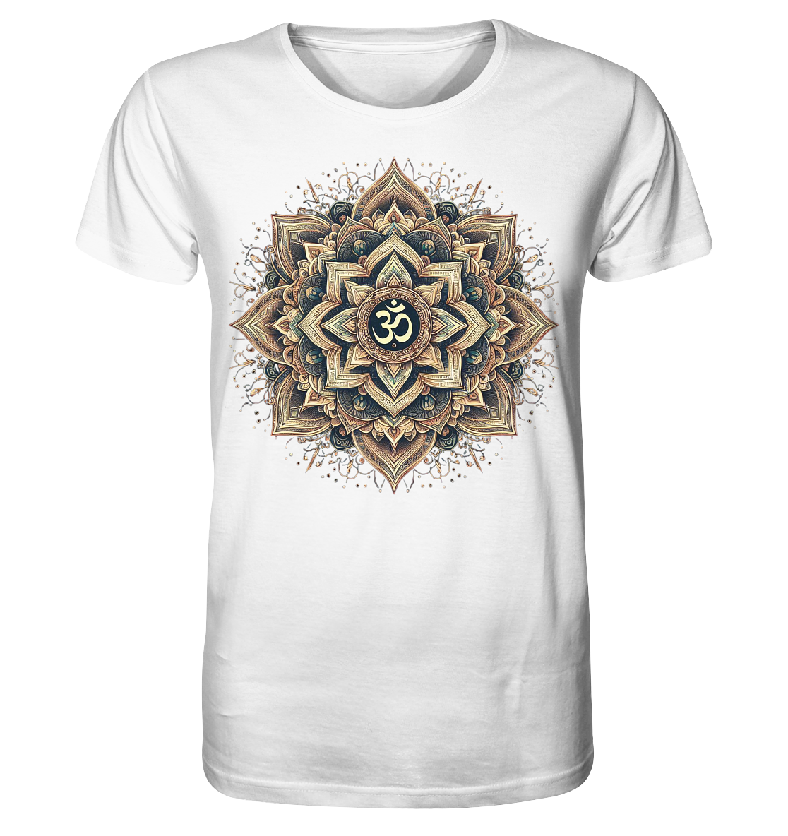 Boho Mandala mit Om - Organic Shirt
