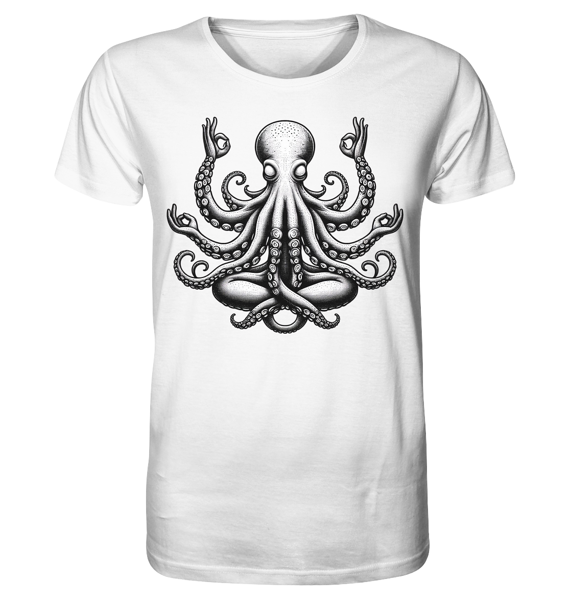 Oktopus in Meditation - Organic Shirt