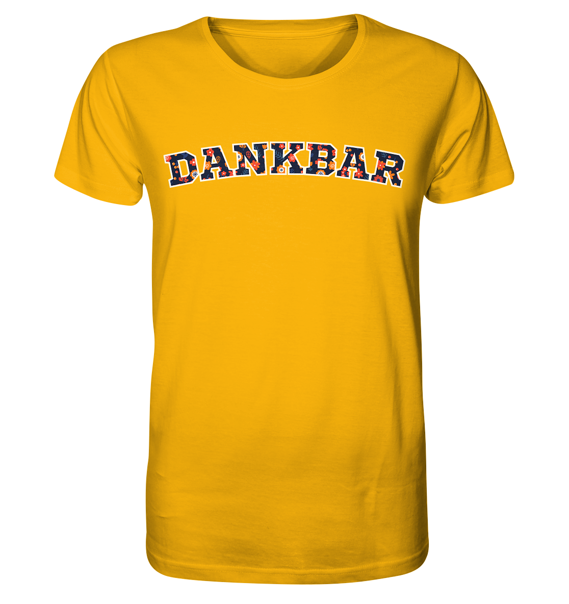 DANKBAR Floral Pattern - Organic Shirt