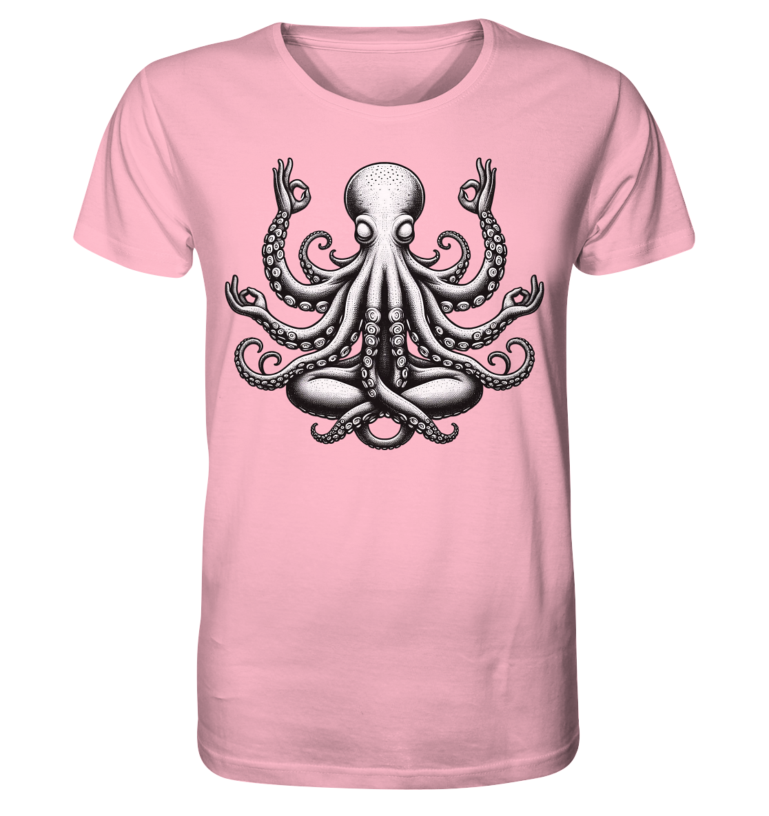 Oktopus in Meditation - Organic Shirt