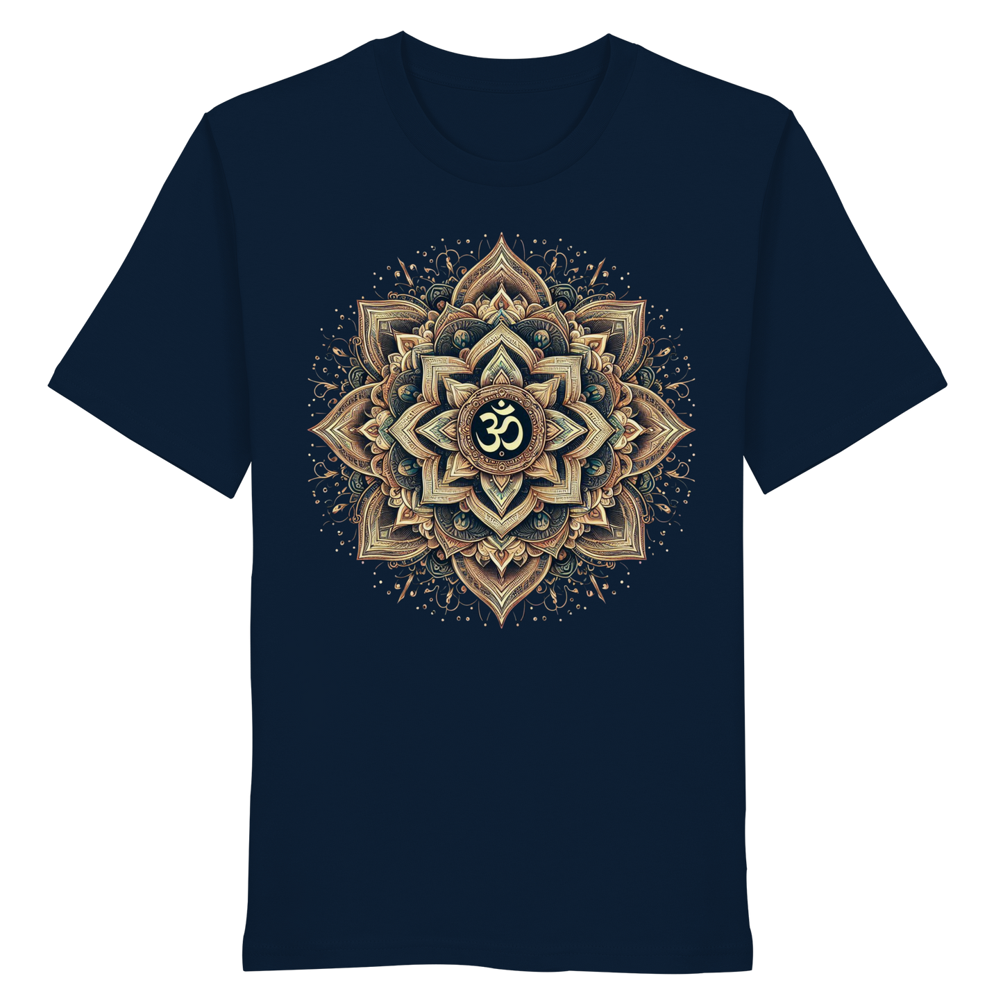 Boho Mandala mit Om - Organic Shirt