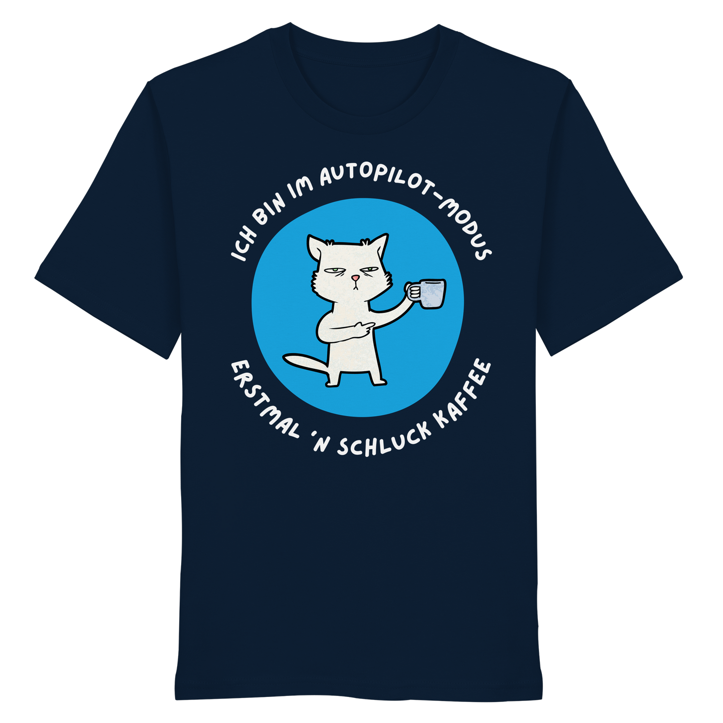 Kaffee Katze - Organic Shirt