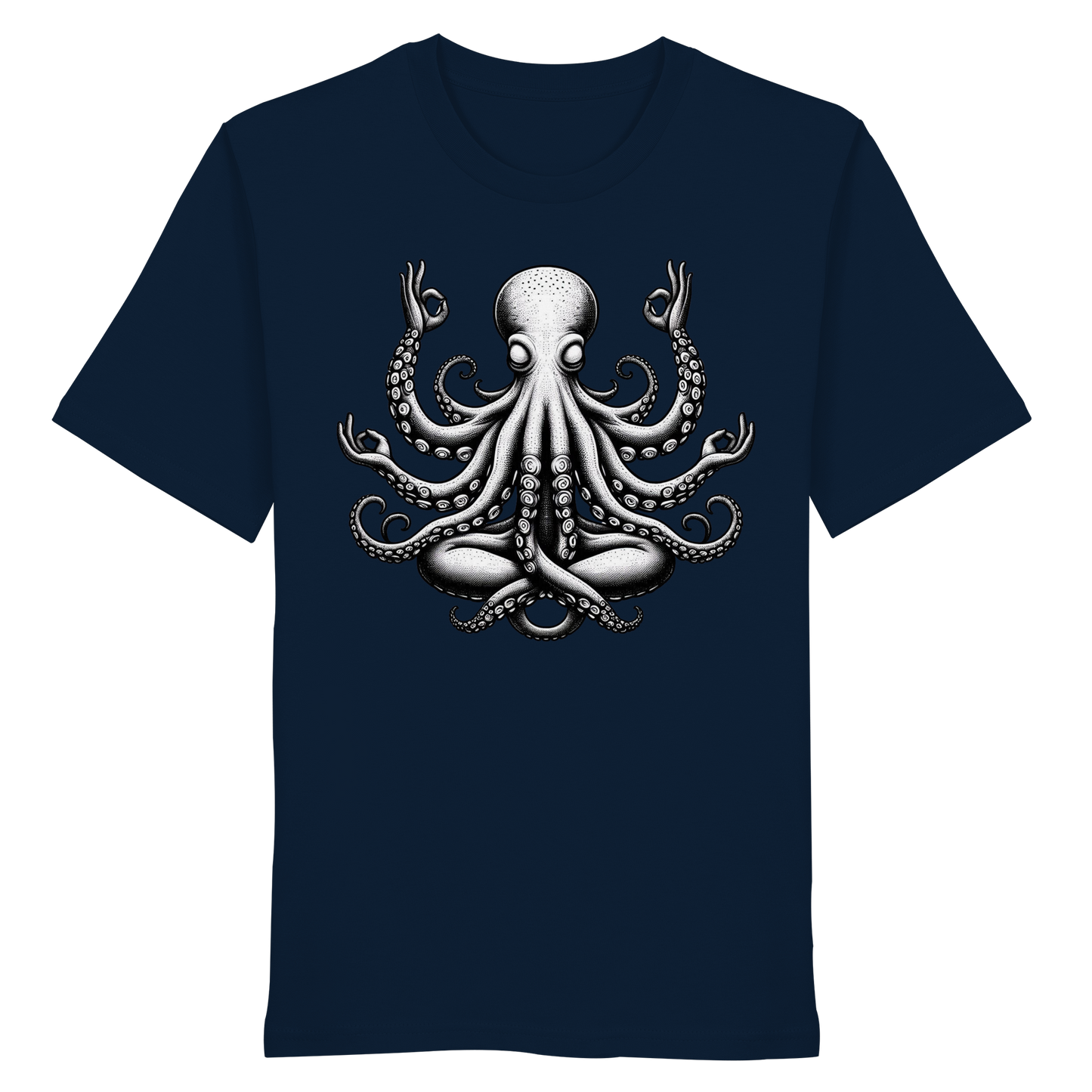 Oktopus in Meditation - Organic Shirt