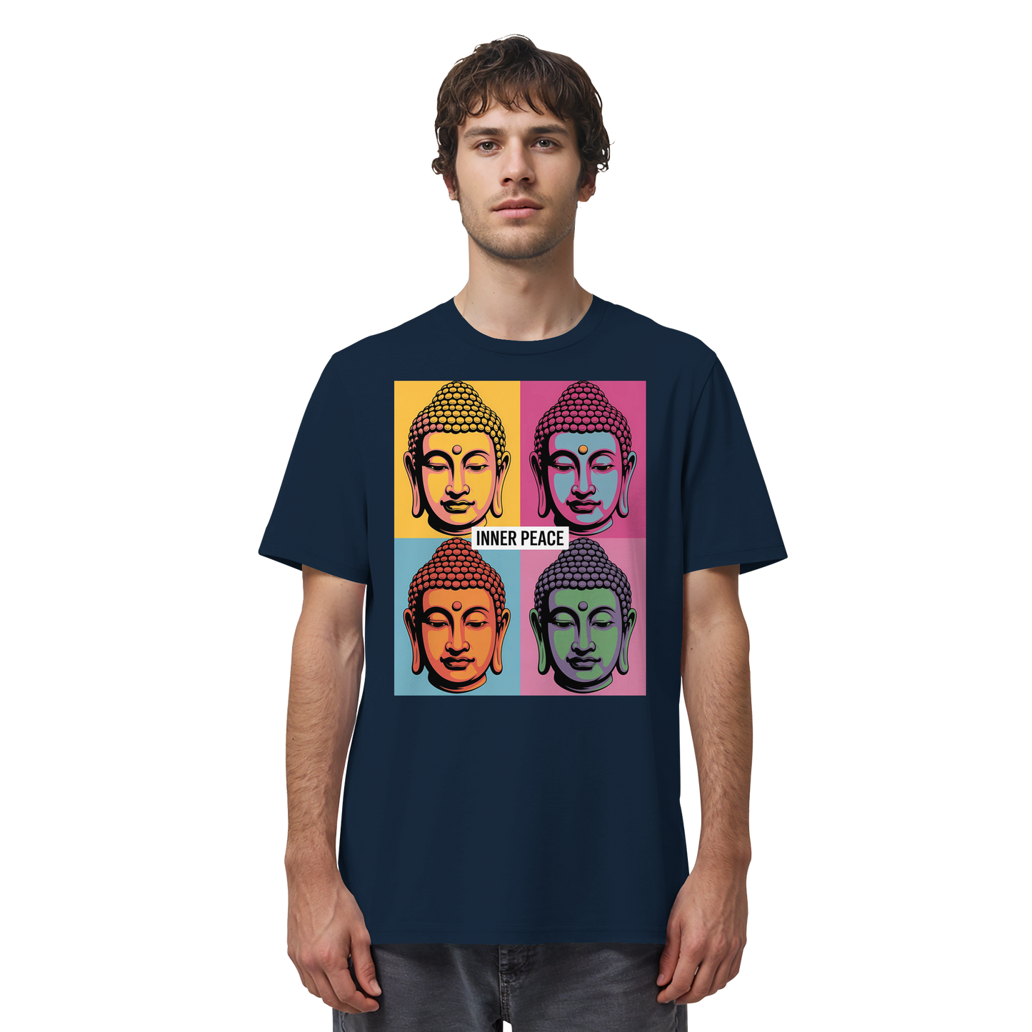 Inner Peace Pop Art Buddha - Organic Shirt