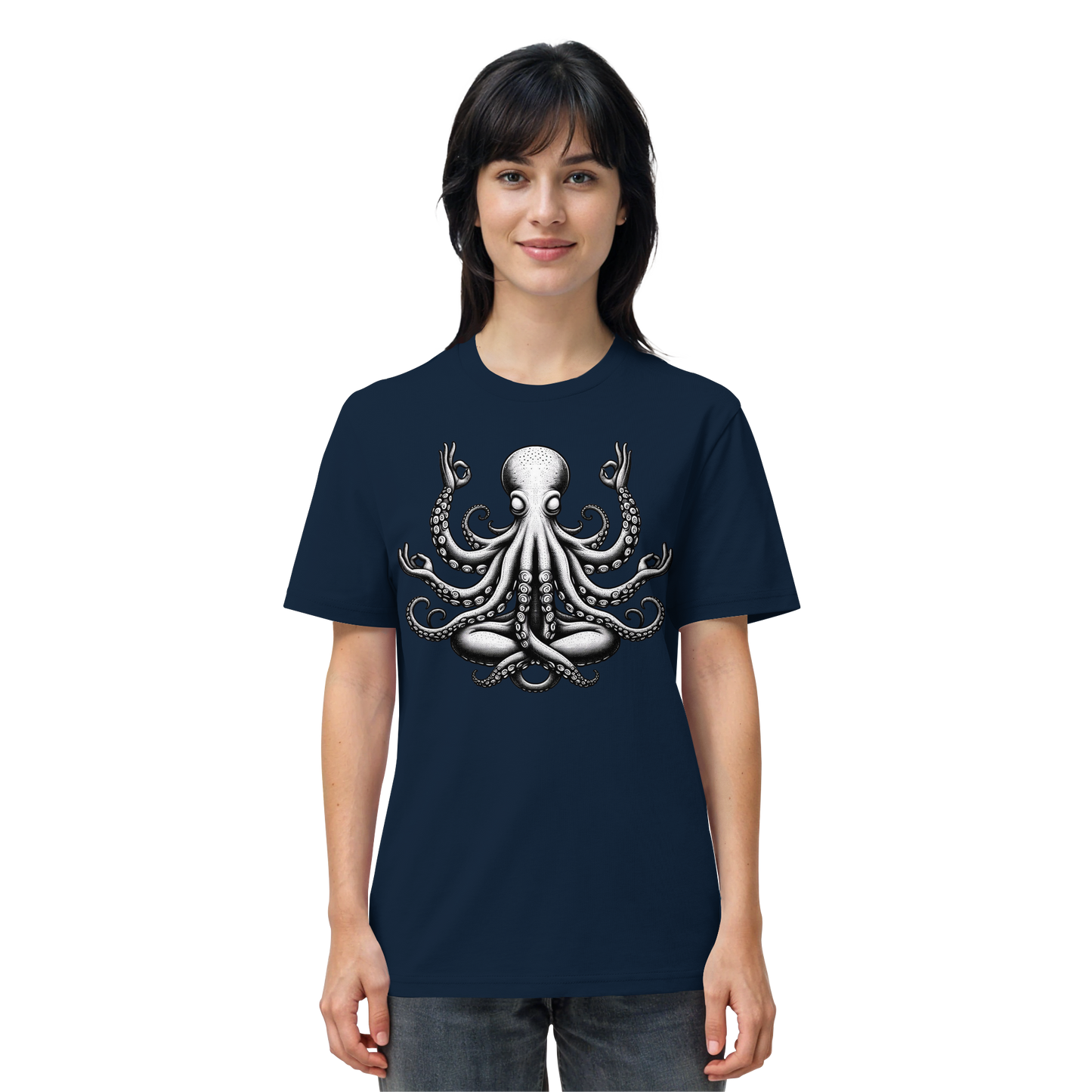 Oktopus in Meditation - Organic Shirt