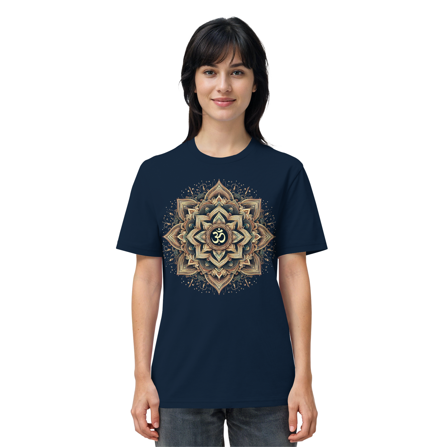 Boho Mandala mit Om - Organic Shirt
