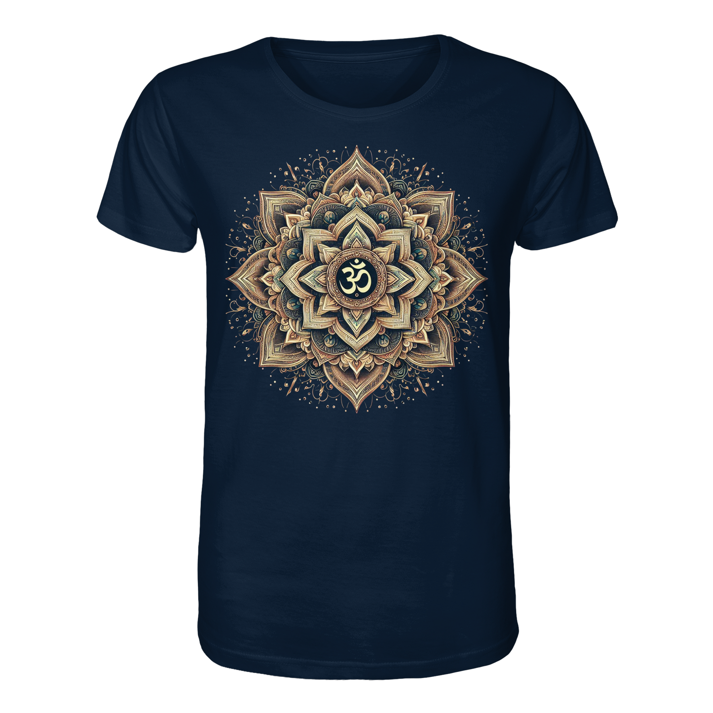 Boho Mandala mit Om - Organic Shirt