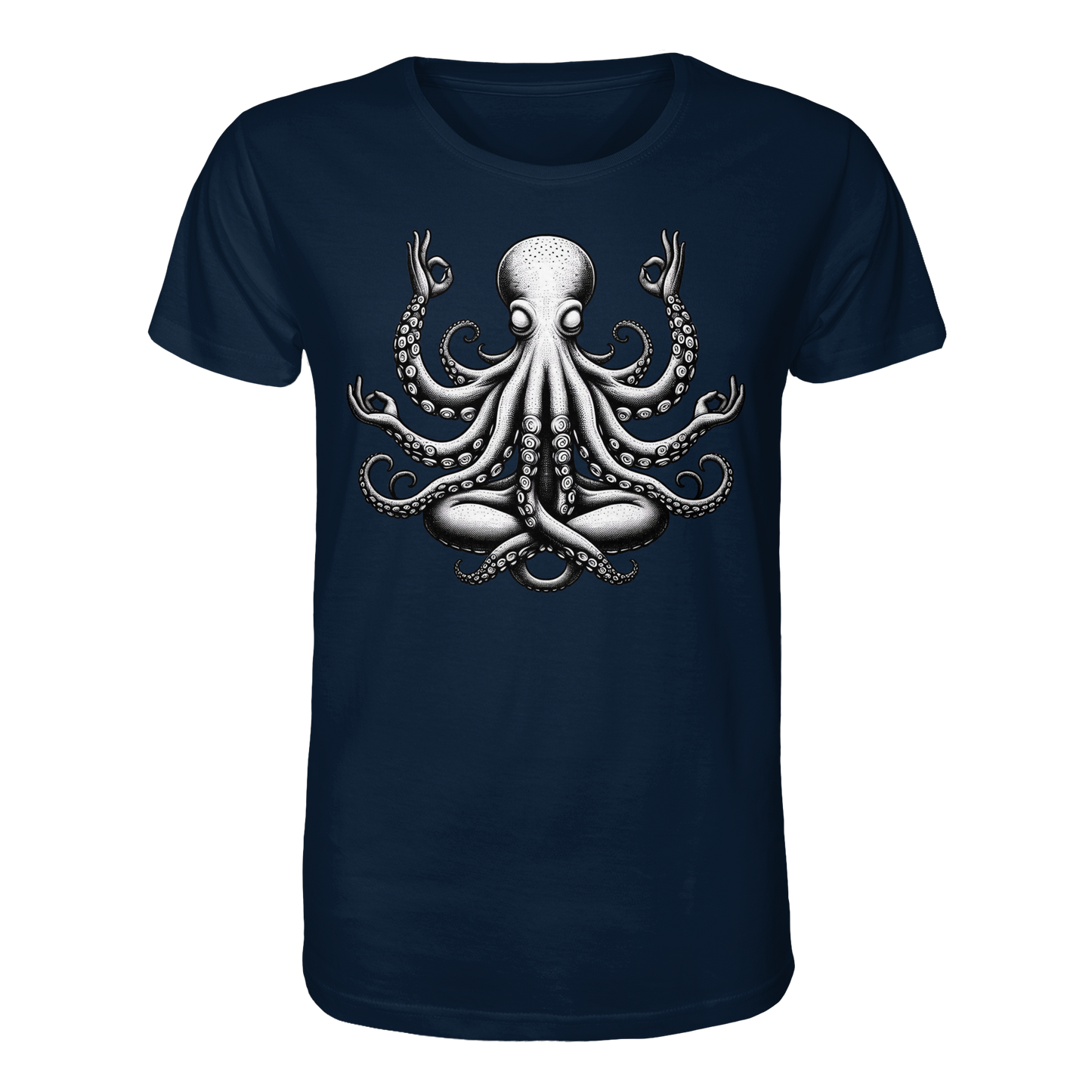Oktopus in Meditation - Organic Shirt