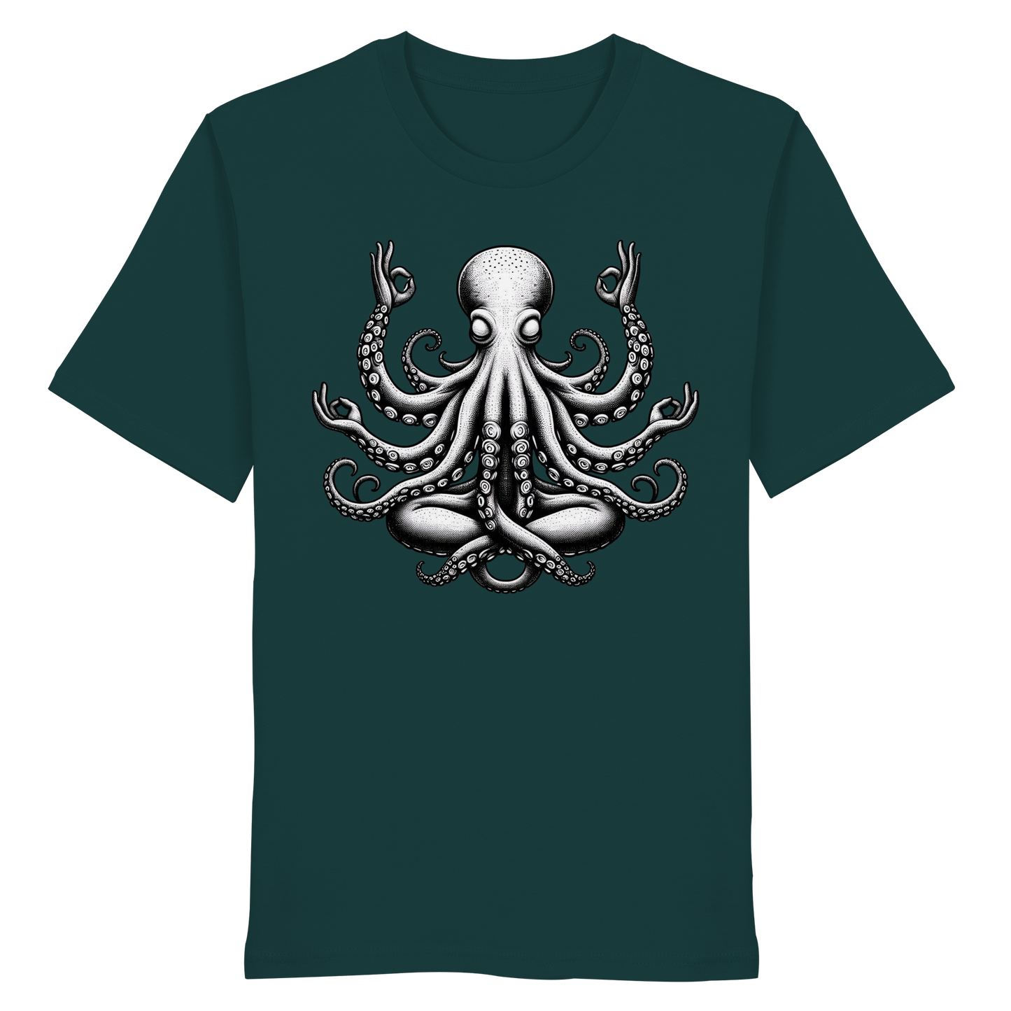 Oktopus in Meditation - Organic Shirt