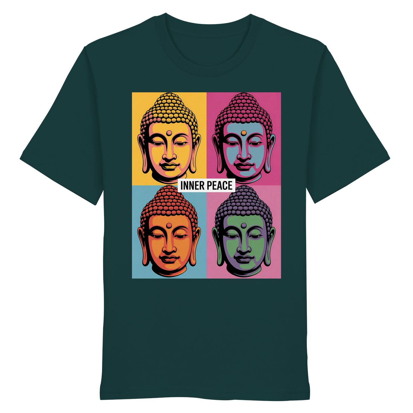 Inner Peace Pop Art Buddha - Organic Shirt