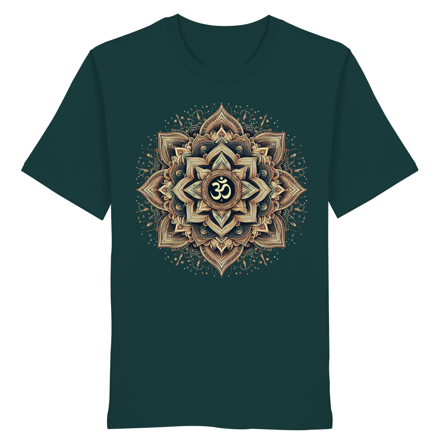 Boho Mandala mit Om - Organic Shirt