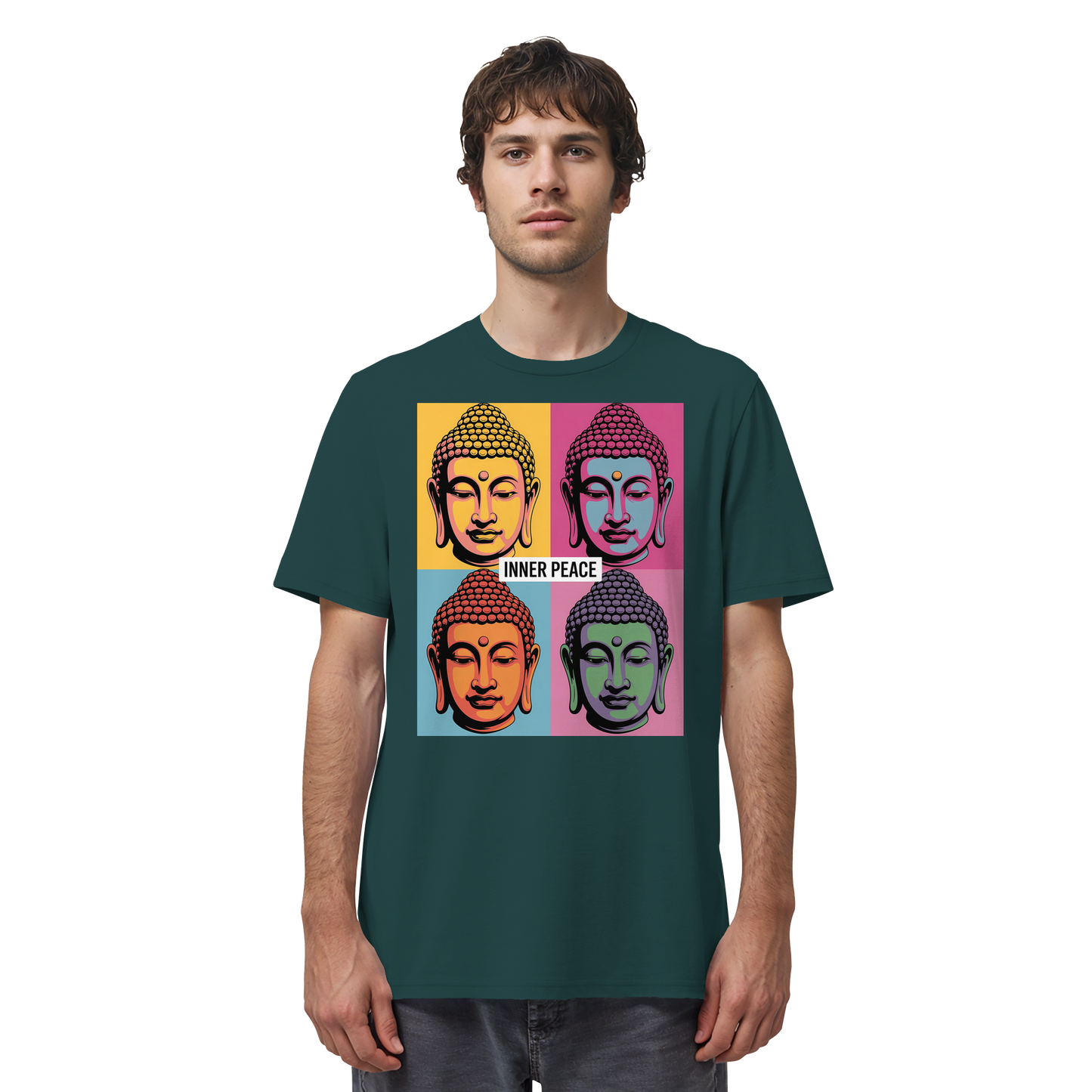 Inner Peace Pop Art Buddha - Organic Shirt