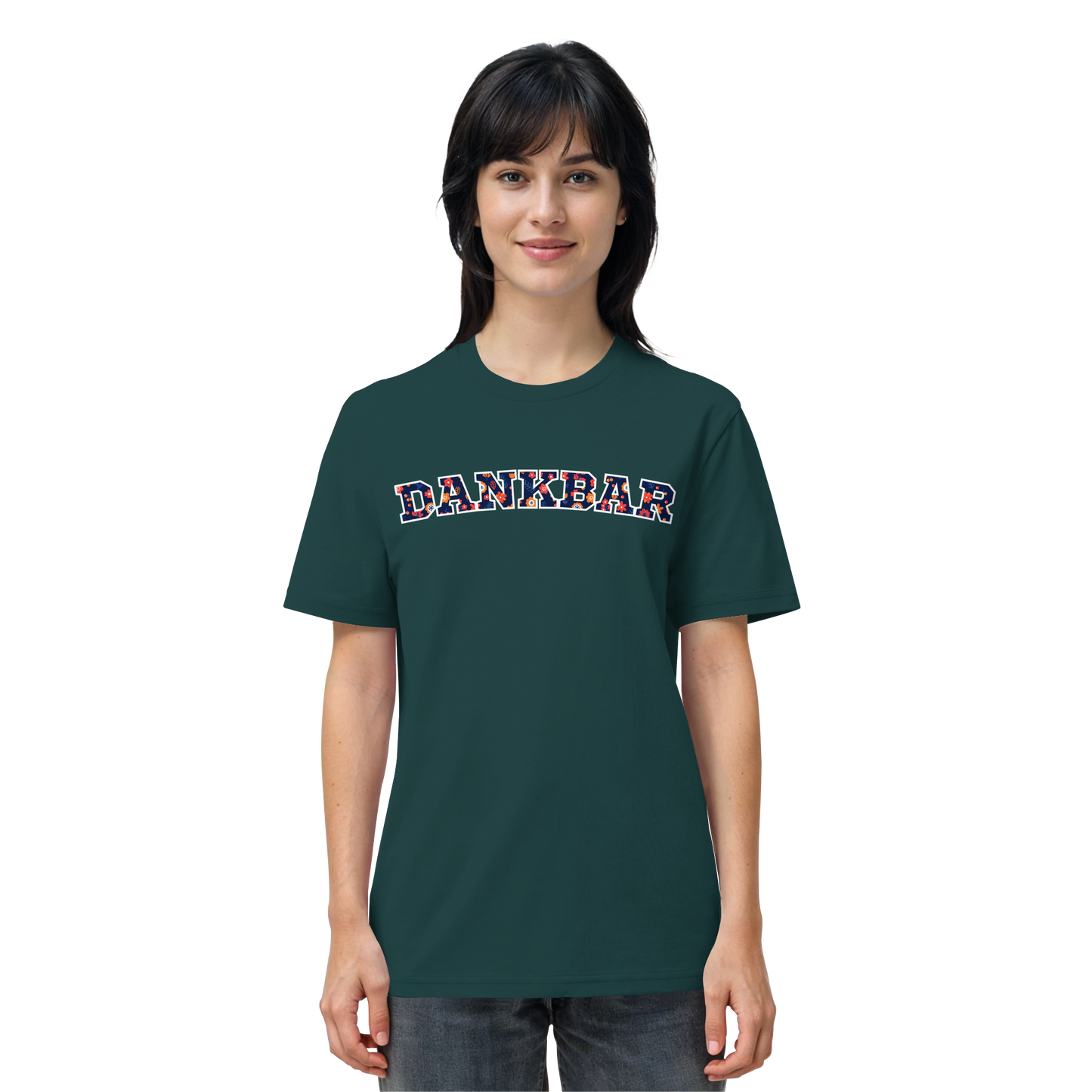 DANKBAR Floral Pattern - Organic Shirt