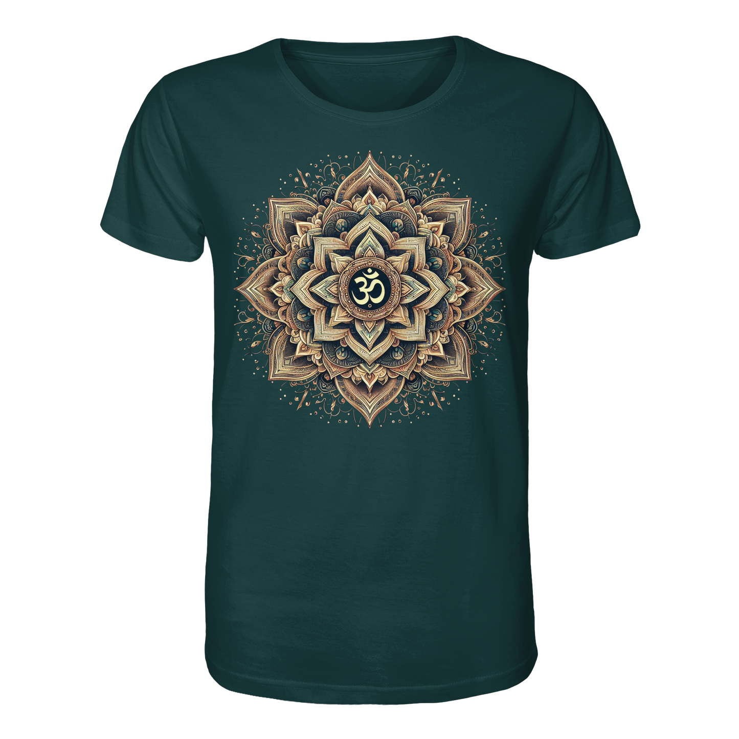 Boho Mandala mit Om - Organic Shirt