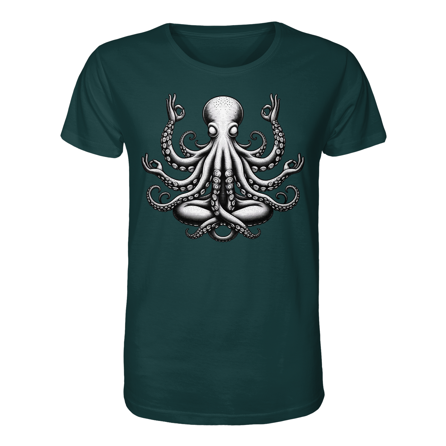 Oktopus in Meditation - Organic Shirt