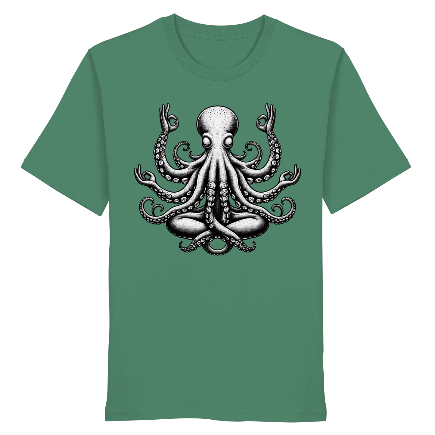 Oktopus in Meditation - Organic Shirt