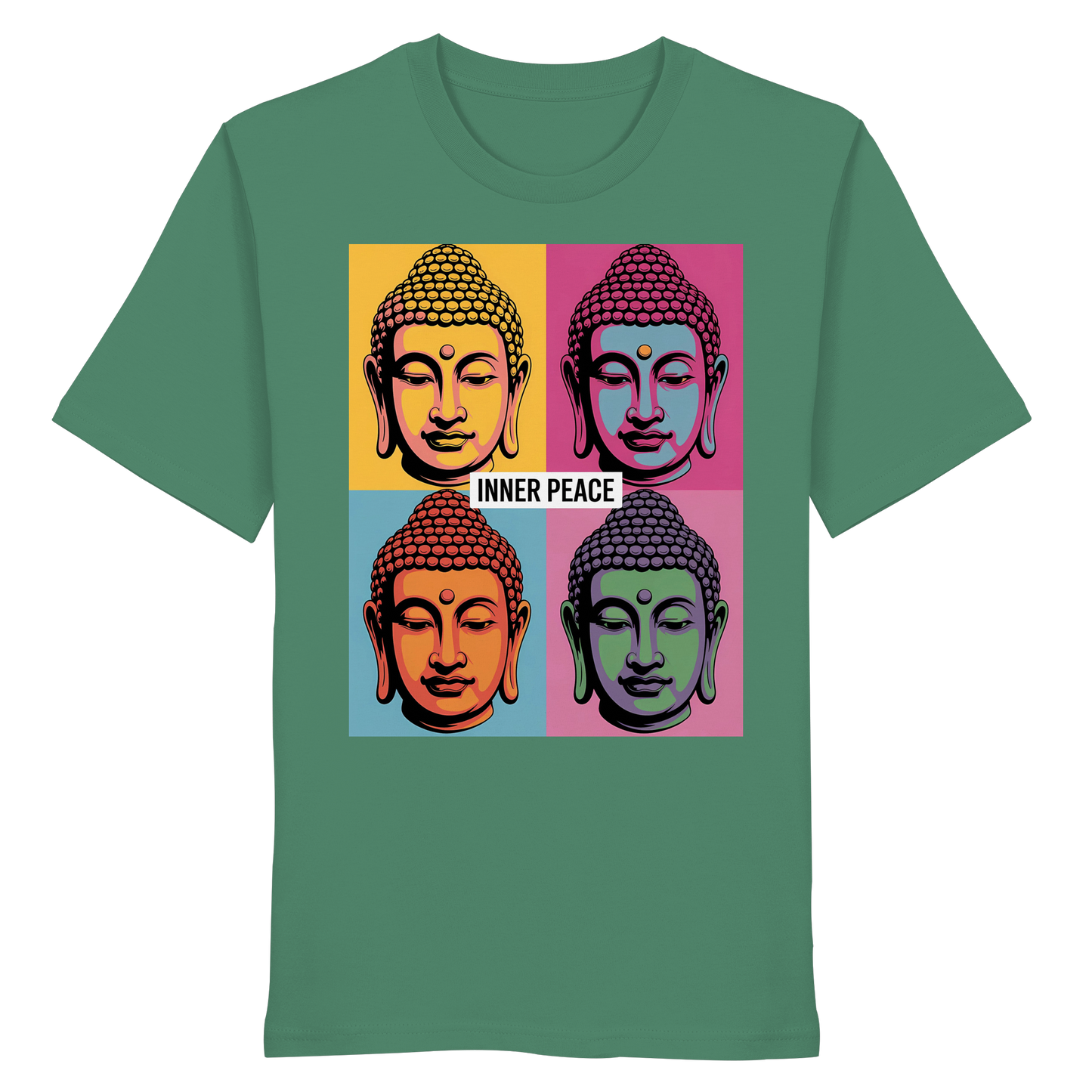 Inner Peace Pop Art Buddha - Organic Shirt