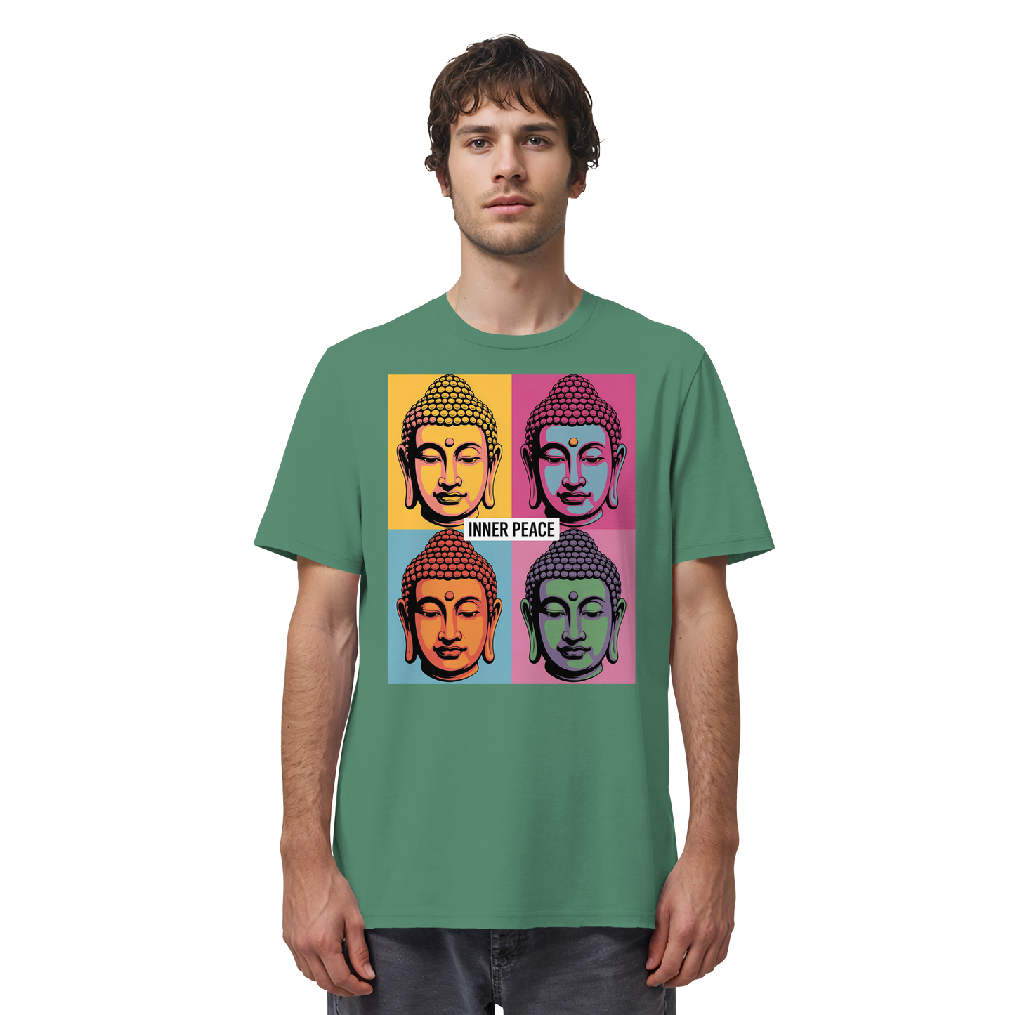 Inner Peace Pop Art Buddha - Organic Shirt