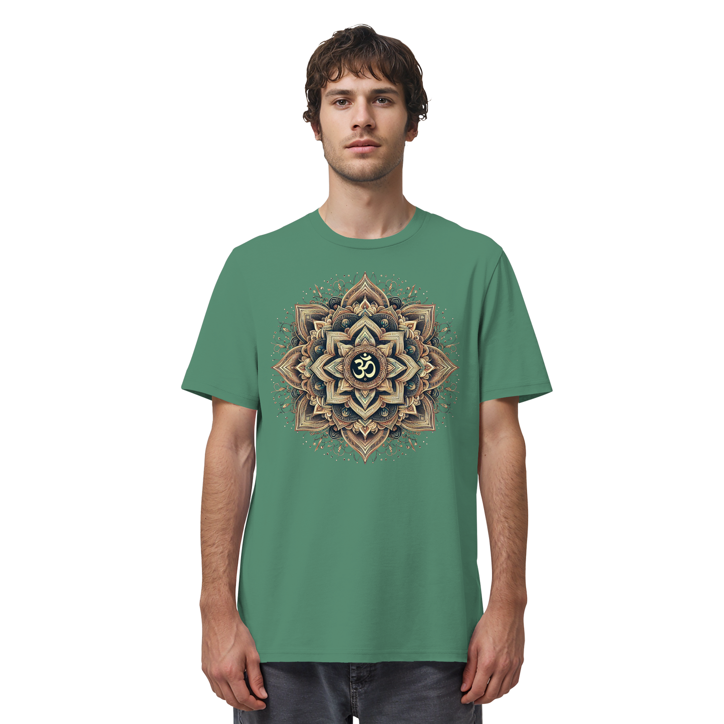Boho Mandala mit Om - Organic Shirt