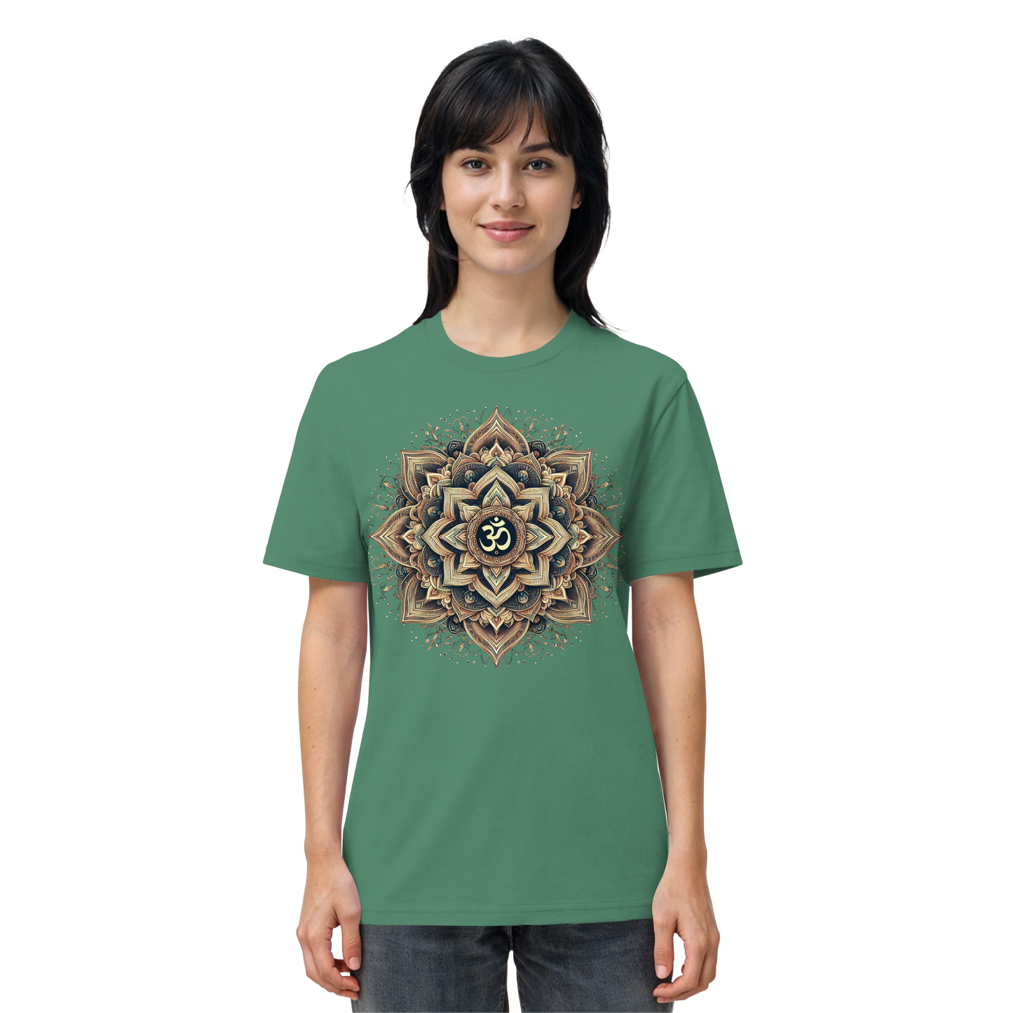 Boho Mandala mit Om - Organic Shirt