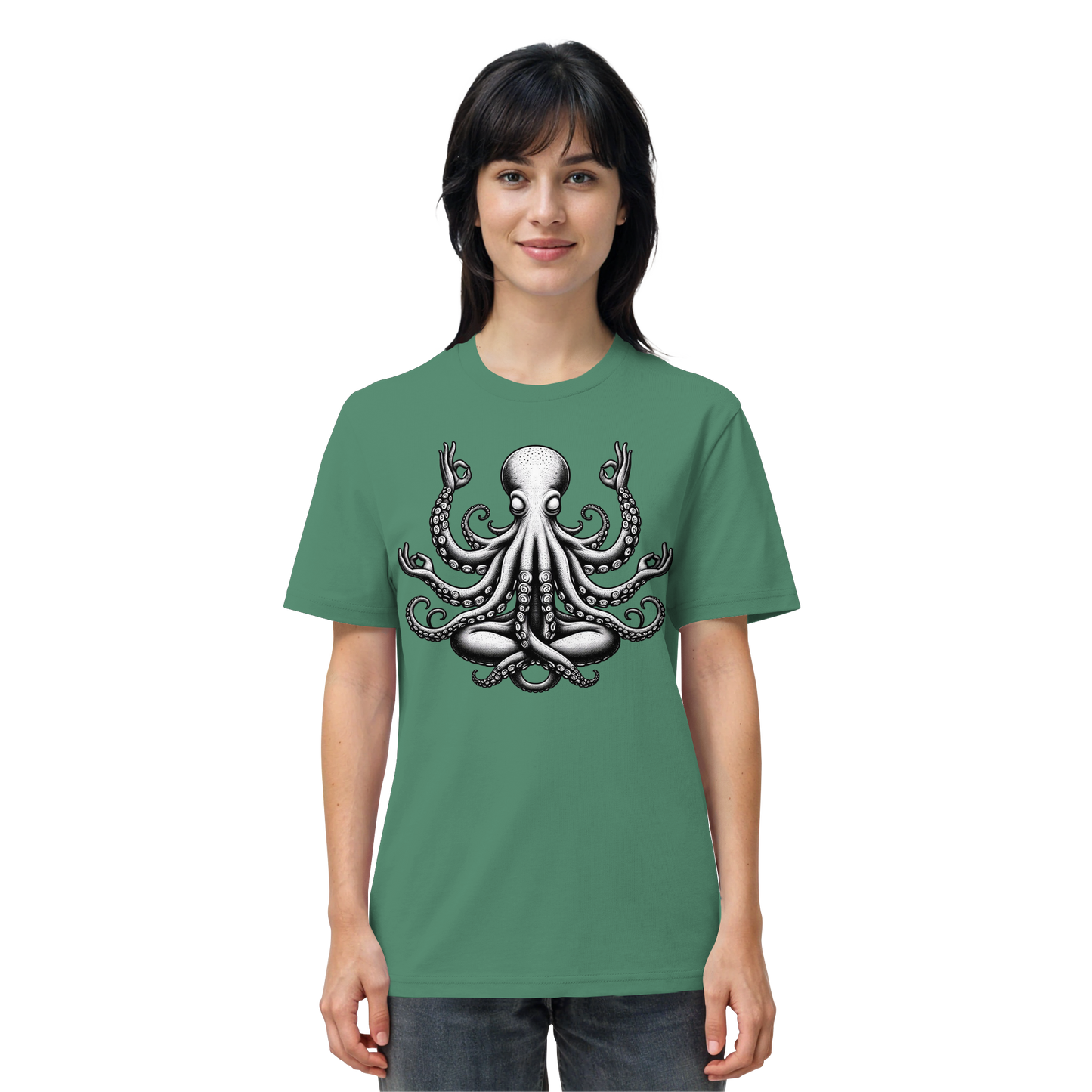 Oktopus in Meditation - Organic Shirt