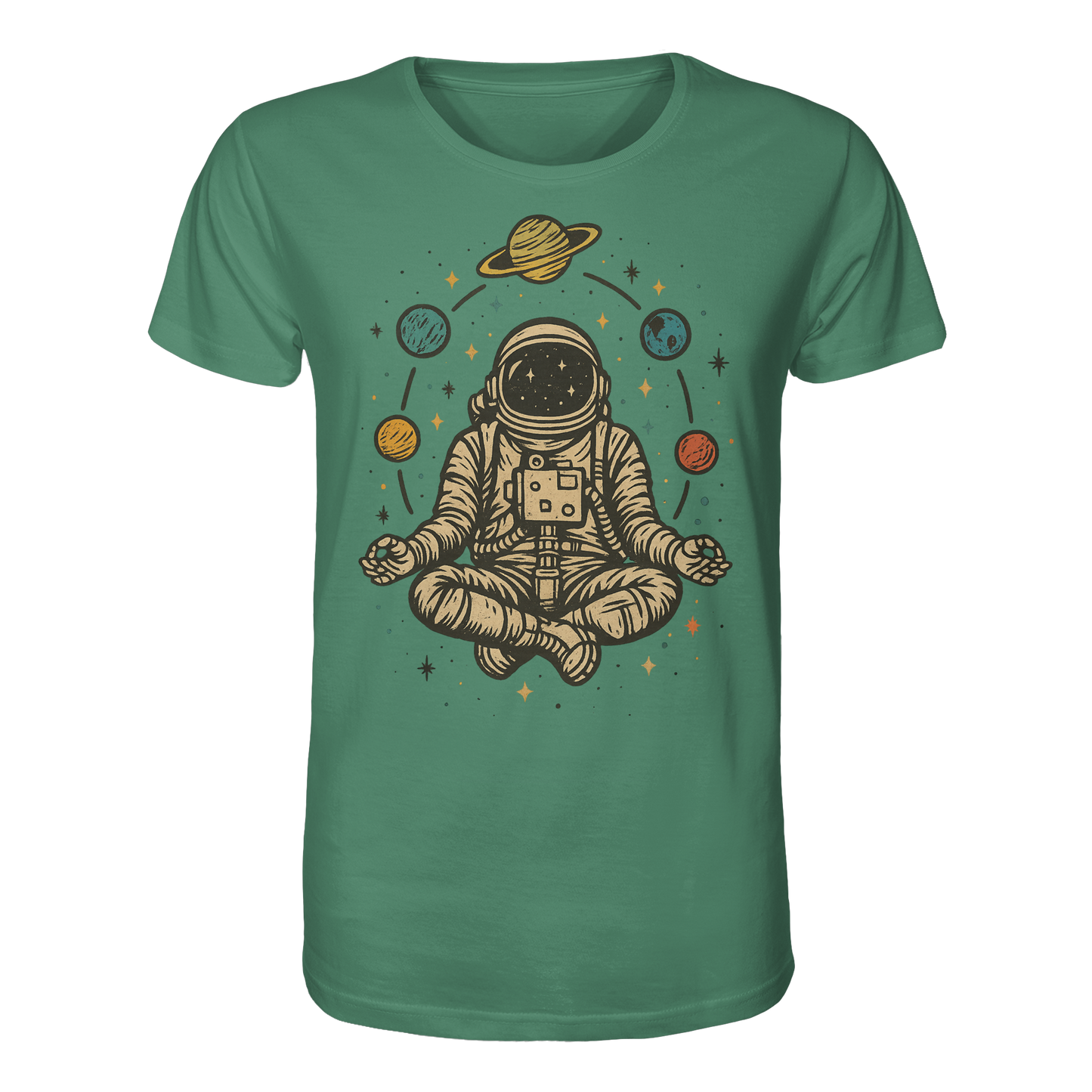 Meditierender Astronaut Zen - Organic Shirt