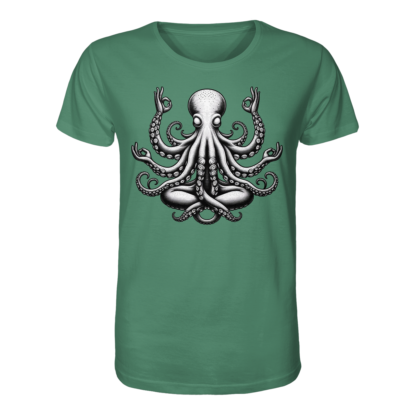 Oktopus in Meditation - Organic Shirt