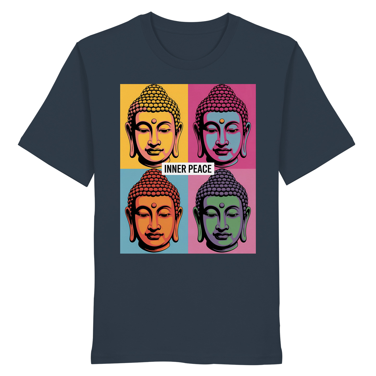 Inner Peace Pop Art Buddha - Organic Shirt