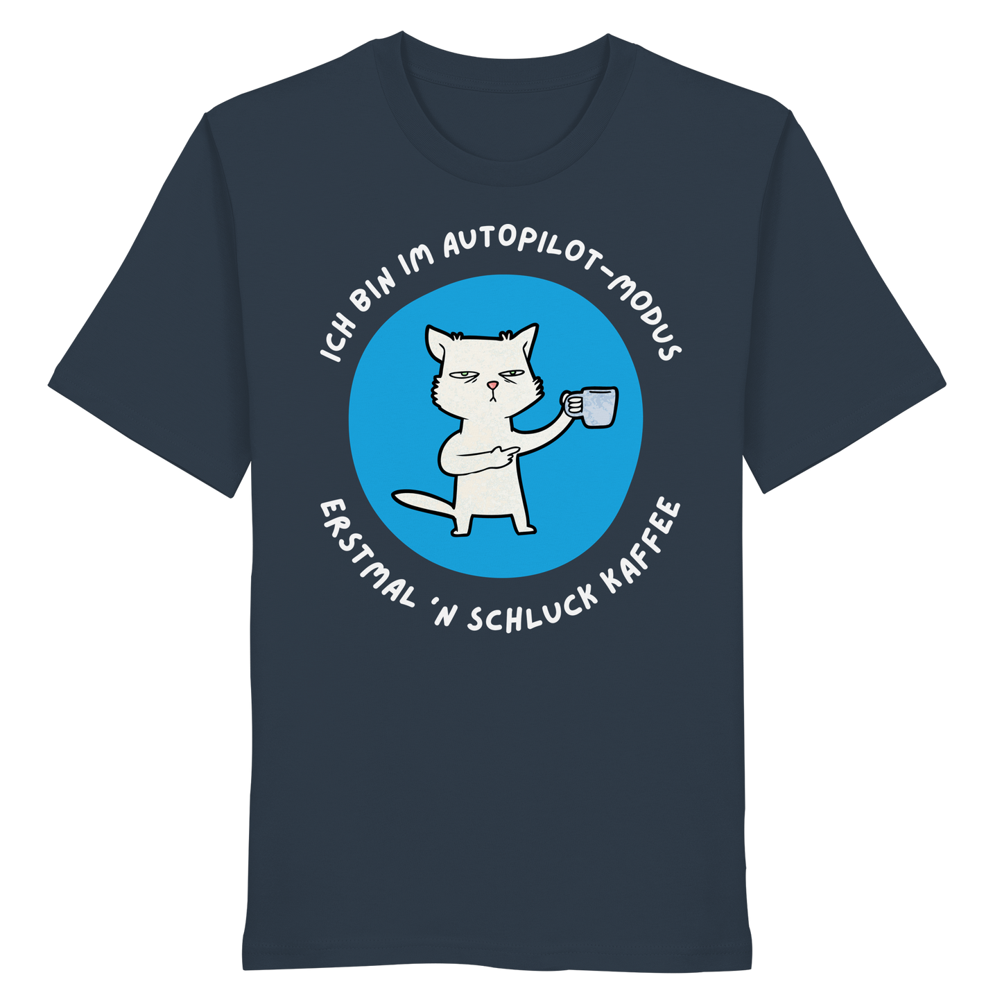 Kaffee Katze - Organic Shirt