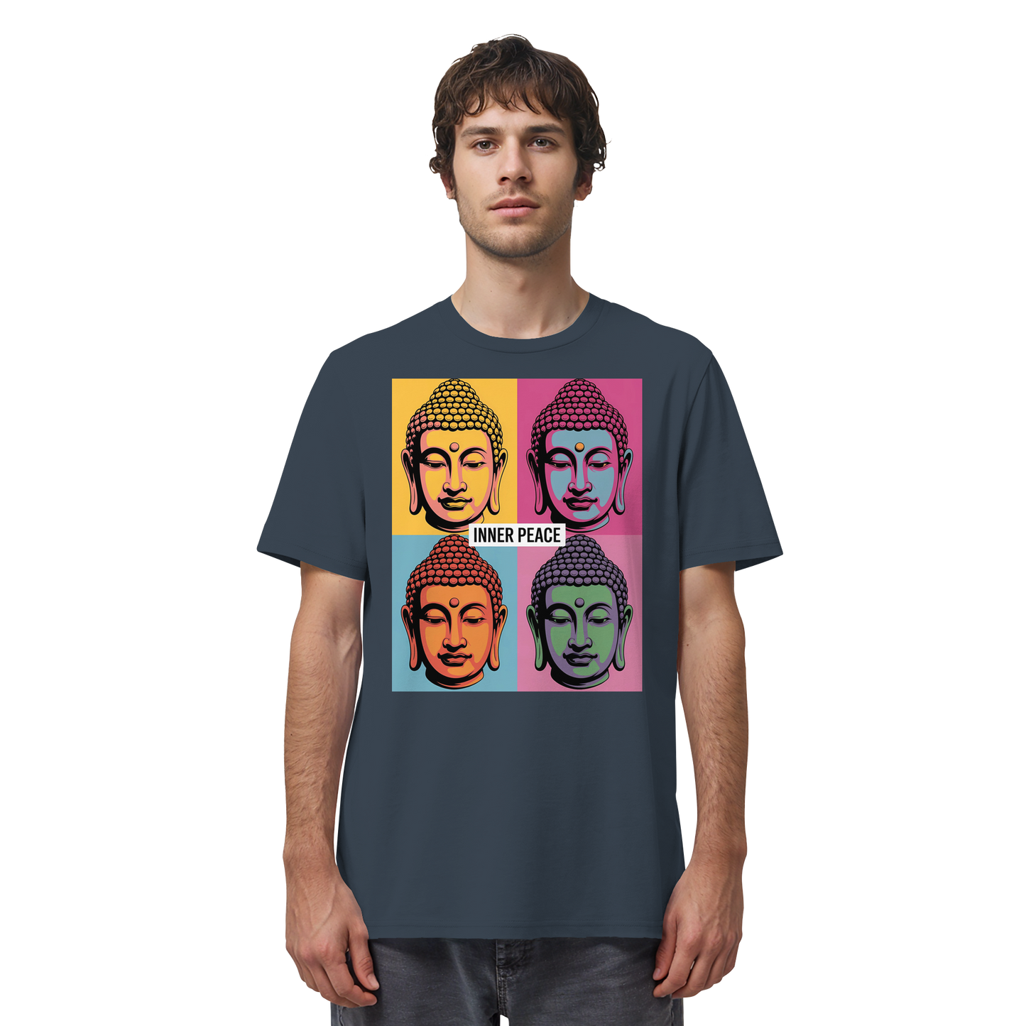 Inner Peace Pop Art Buddha - Organic Shirt