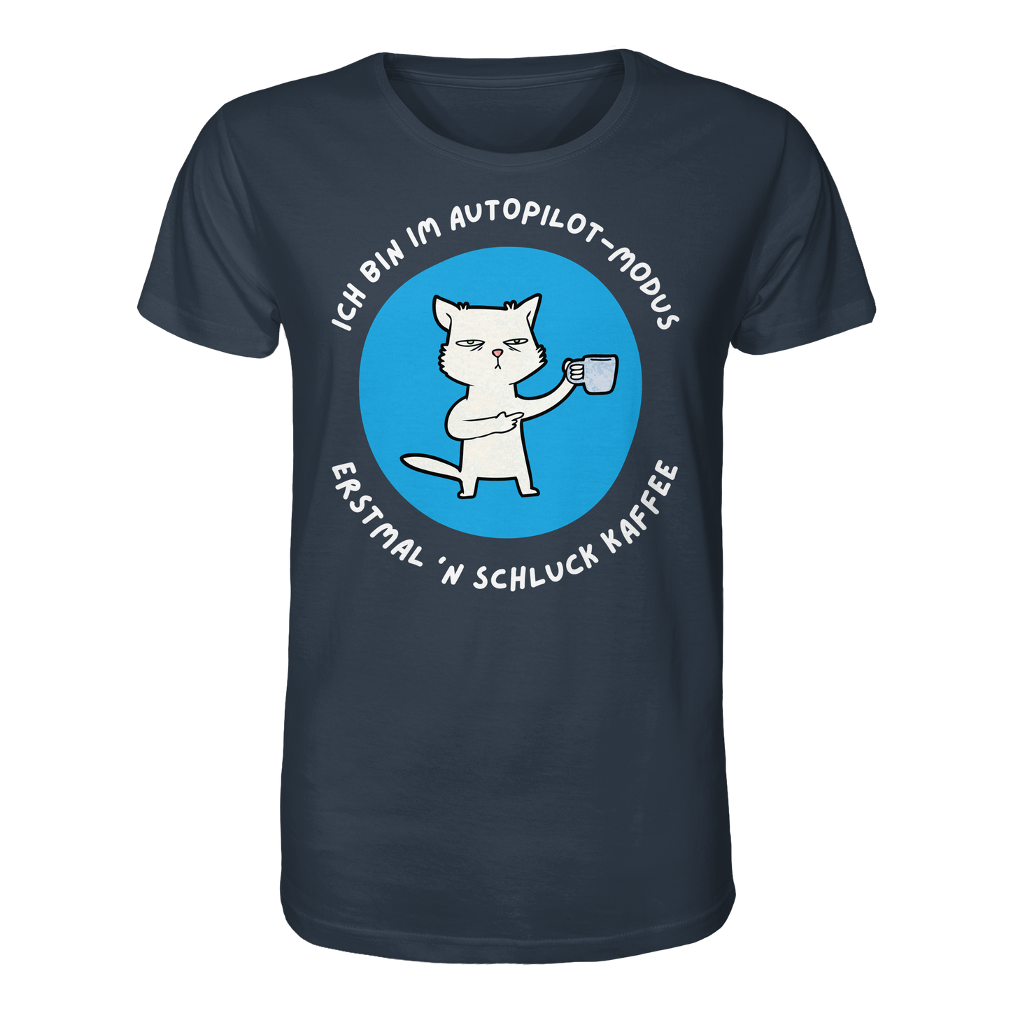 Kaffee Katze - Organic Shirt