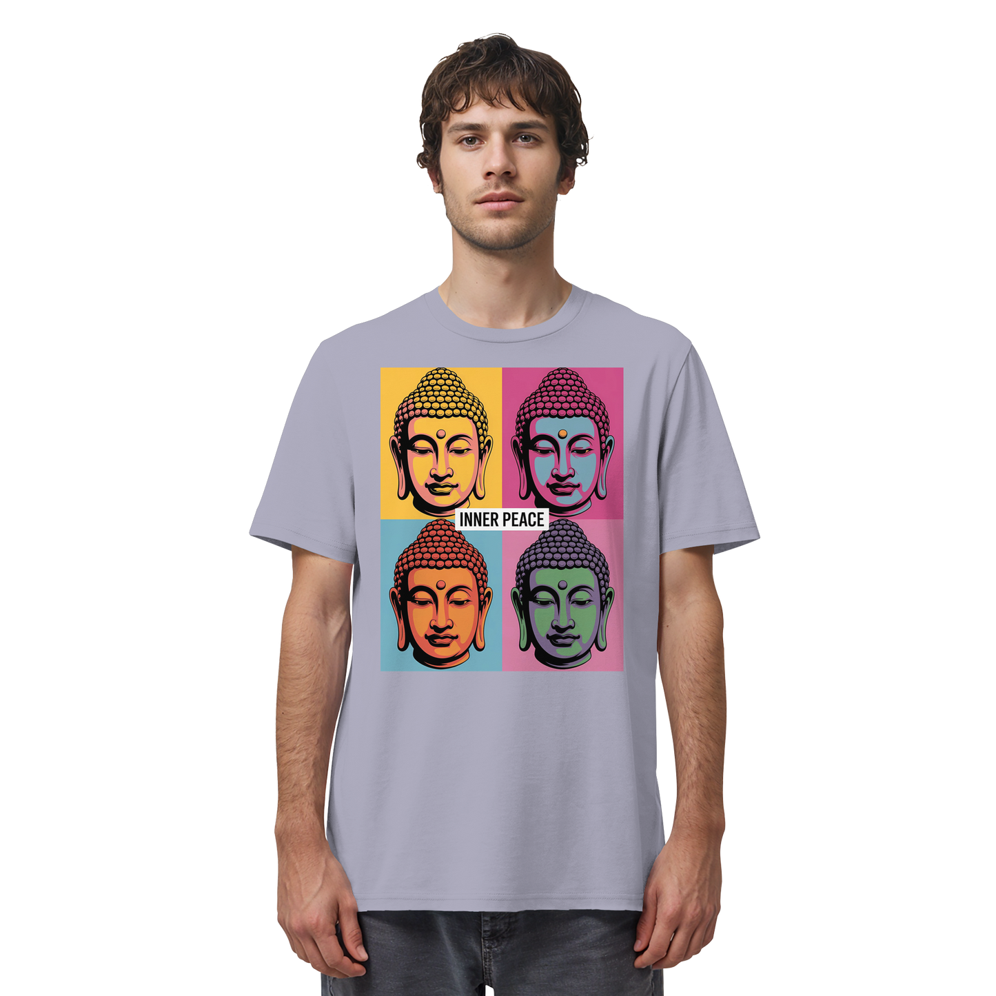 Inner Peace Pop Art Buddha - Organic Shirt