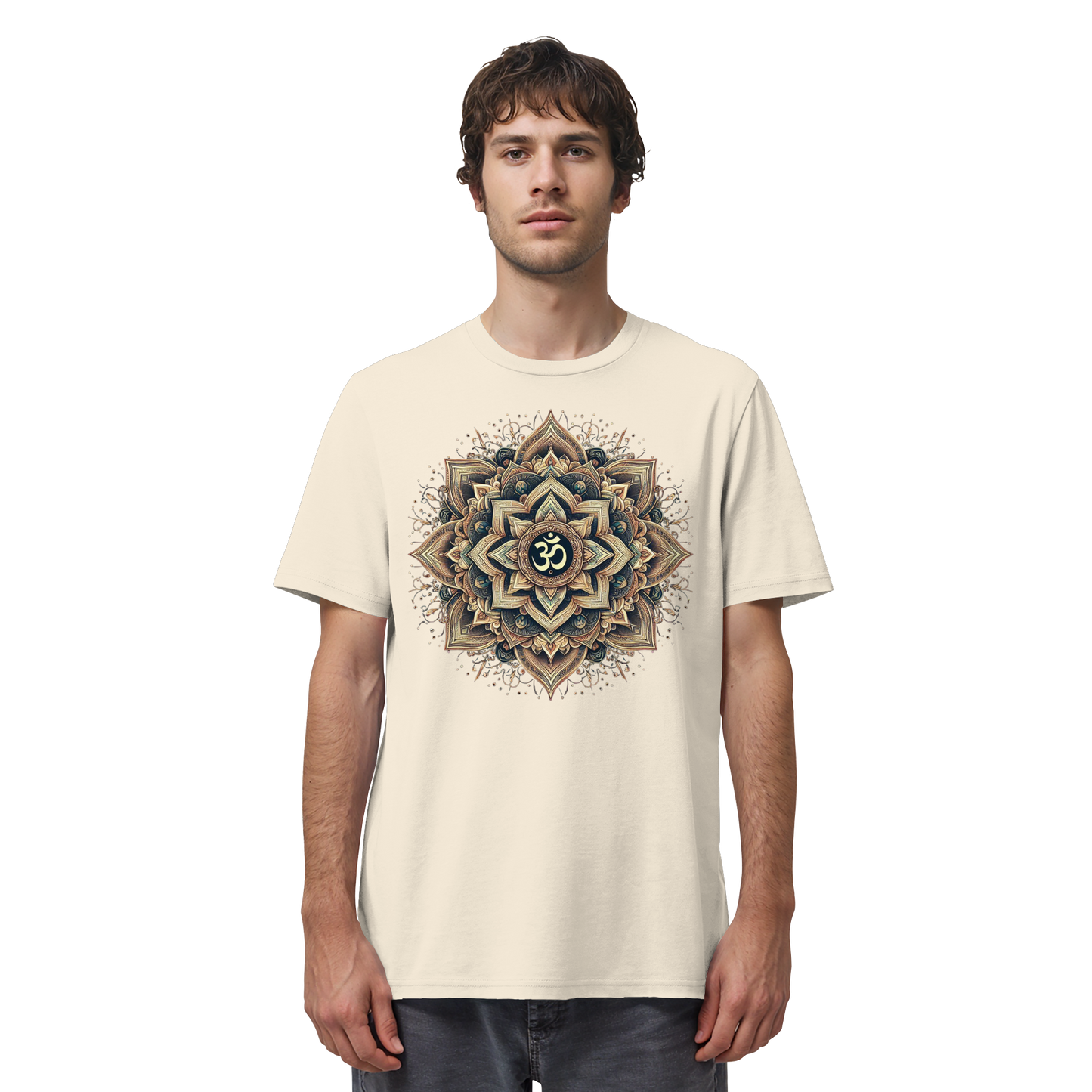 Boho Mandala mit Om - Organic Shirt