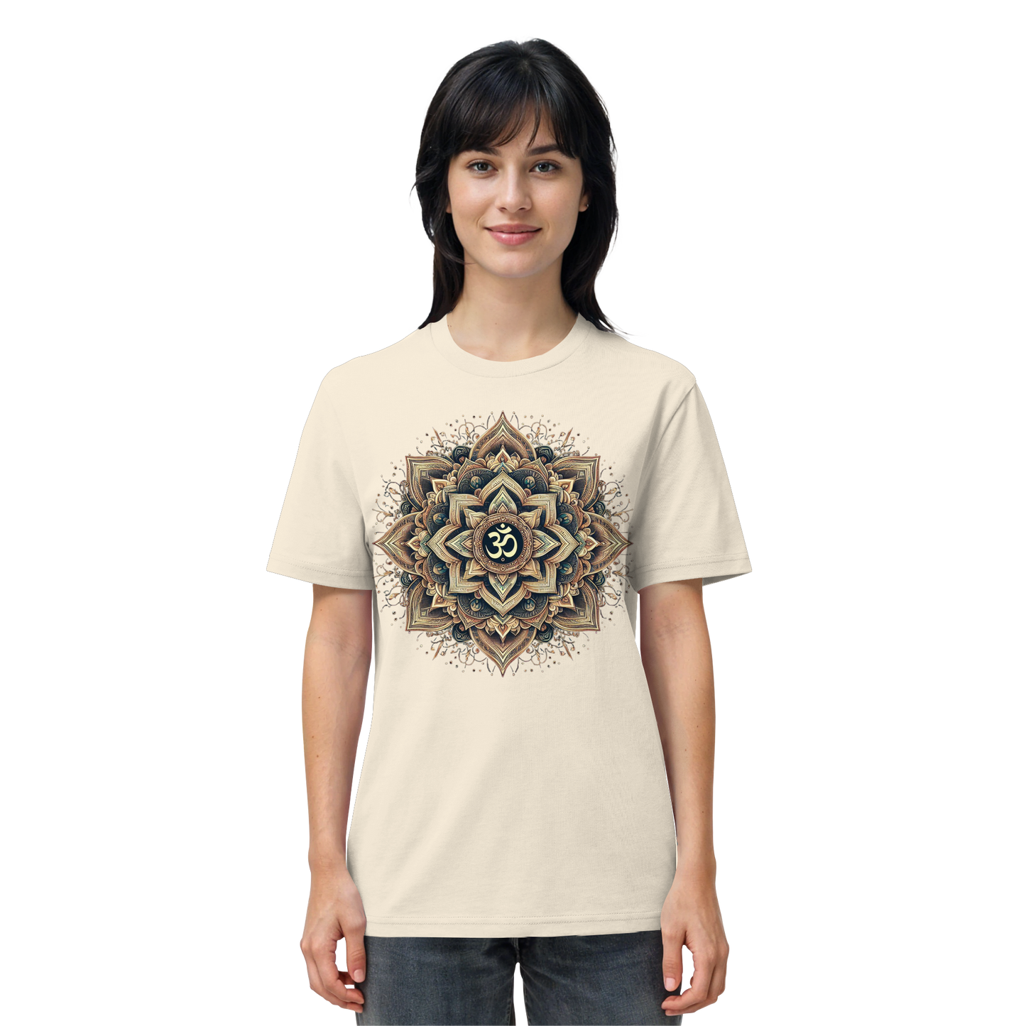 Boho Mandala mit Om - Organic Shirt