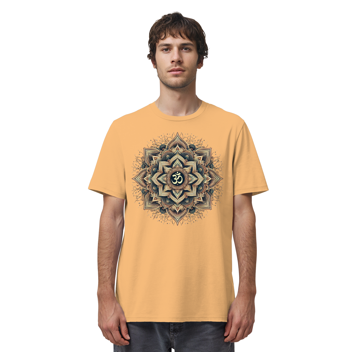 Boho Mandala mit Om - Organic Shirt
