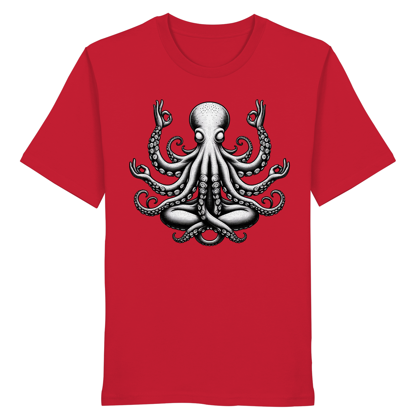 Oktopus in Meditation - Organic Shirt