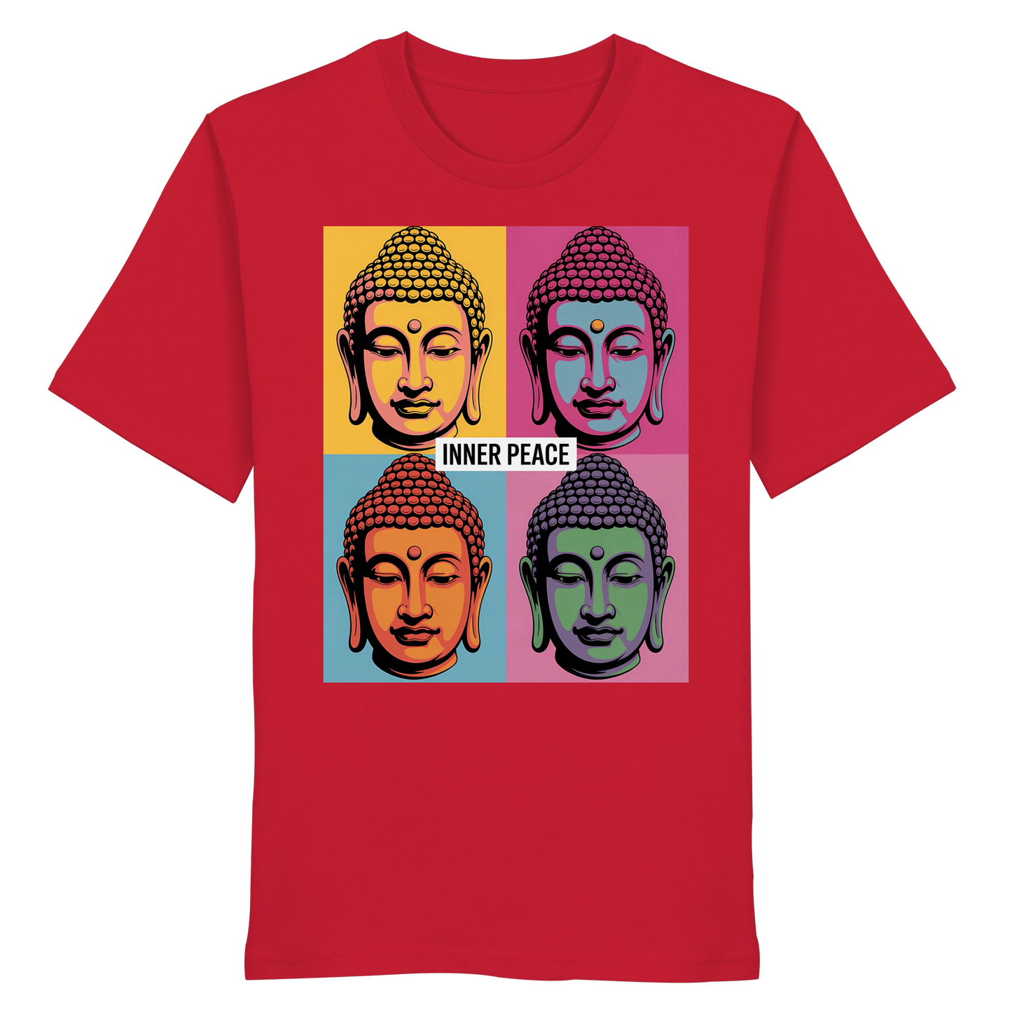 Inner Peace Pop Art Buddha - Organic Shirt