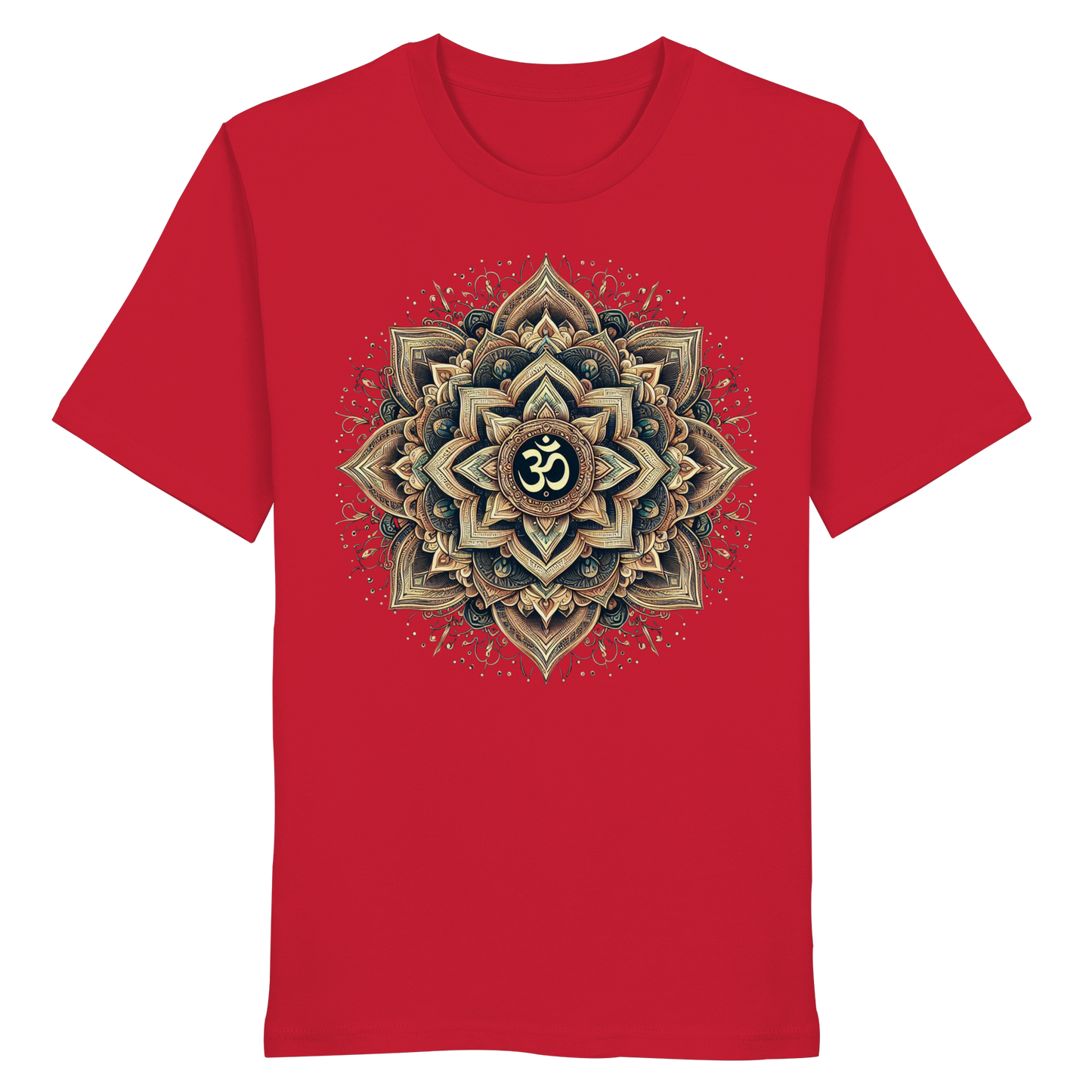 Boho Mandala mit Om - Organic Shirt