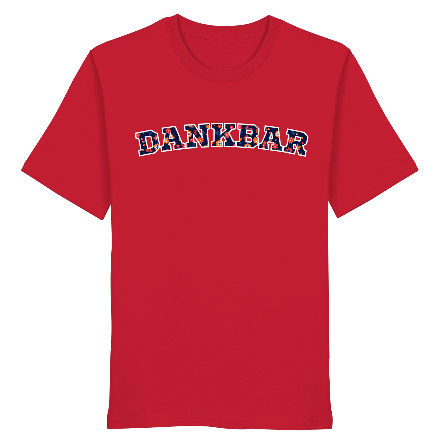 DANKBAR Floral Pattern - Organic Shirt