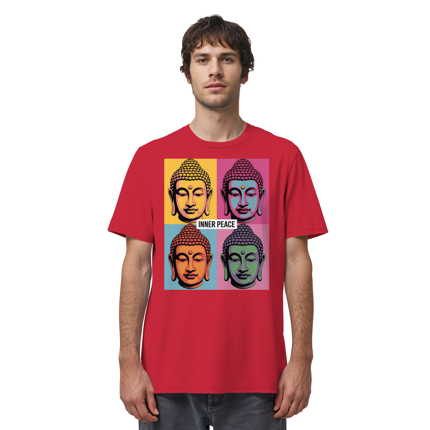 Inner Peace Pop Art Buddha - Organic Shirt