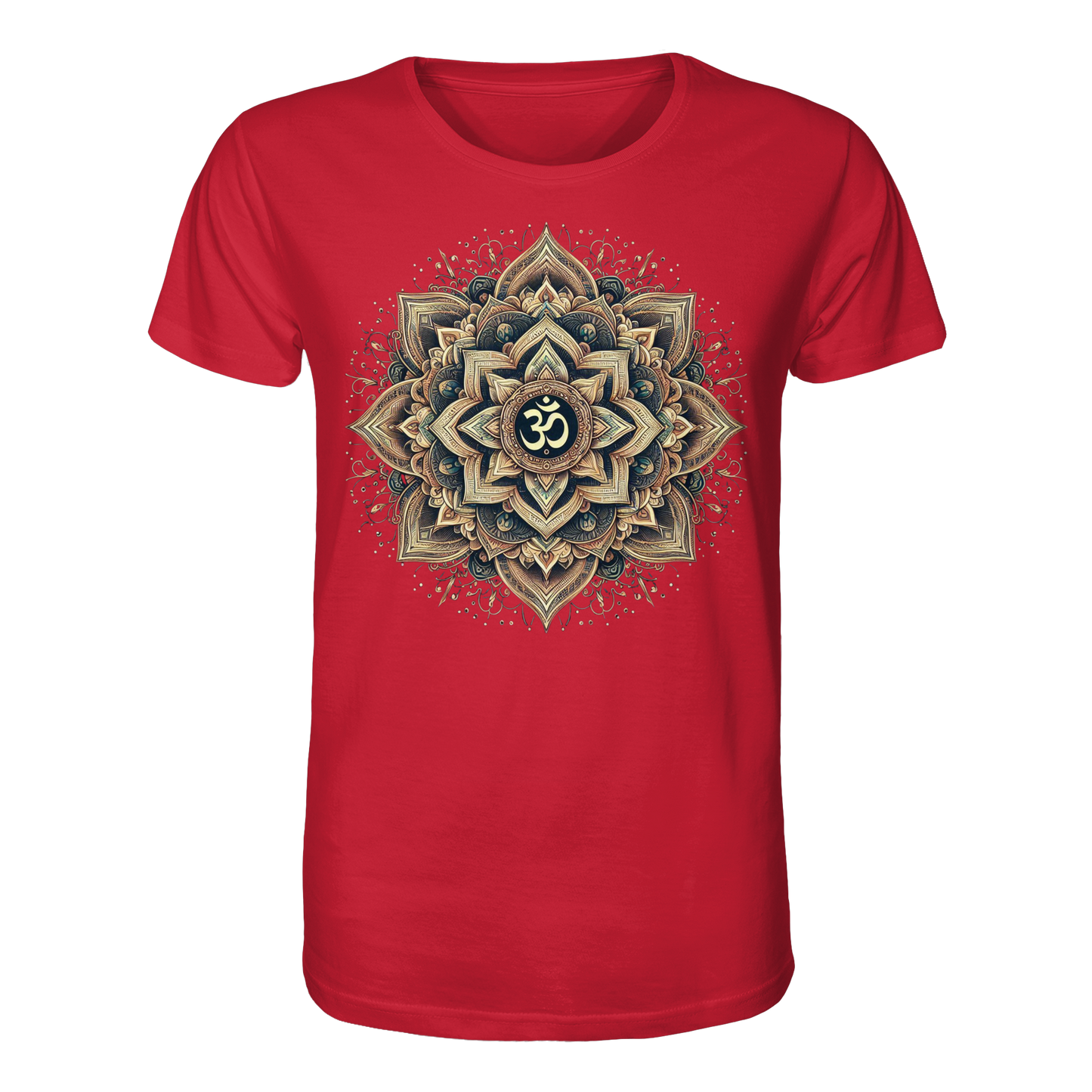 Boho Mandala mit Om - Organic Shirt