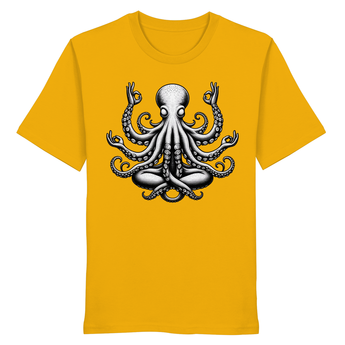 Oktopus in Meditation - Organic Shirt