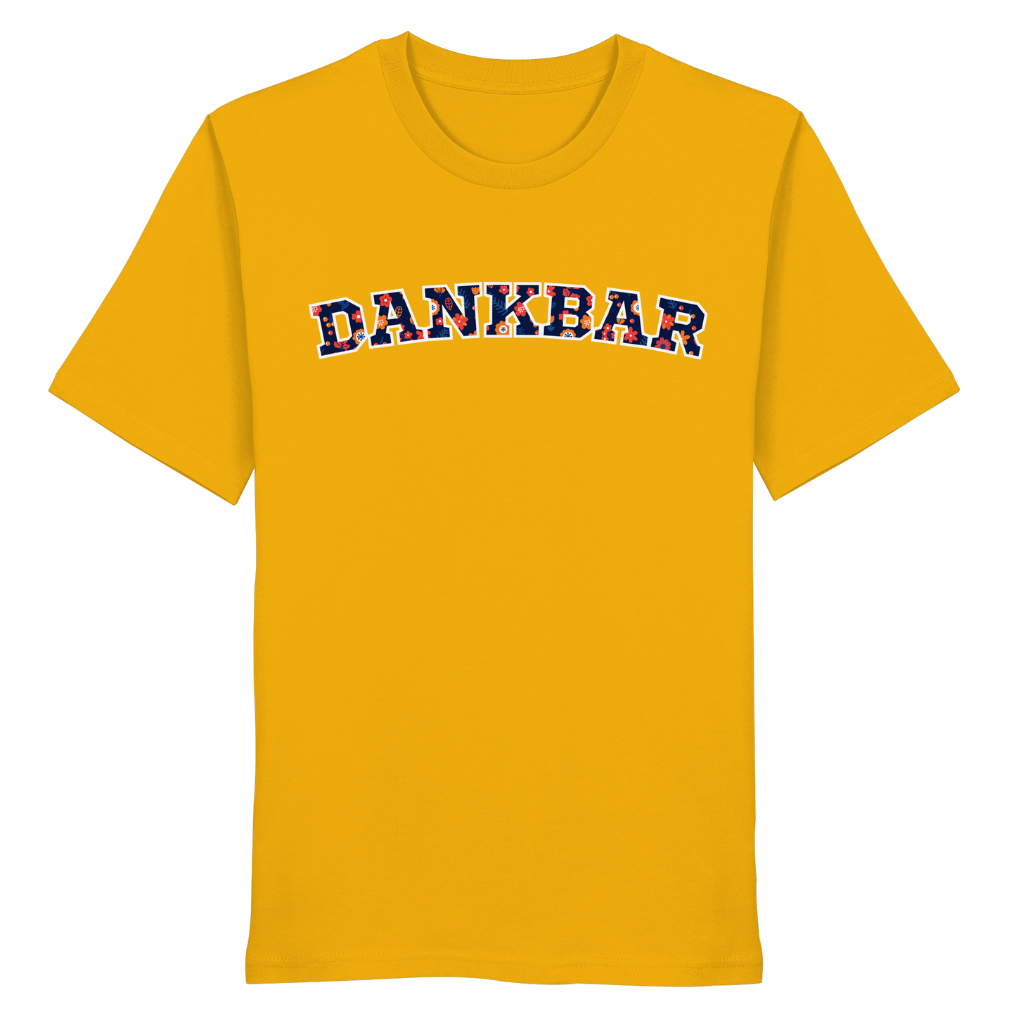 DANKBAR Floral Pattern - Organic Shirt