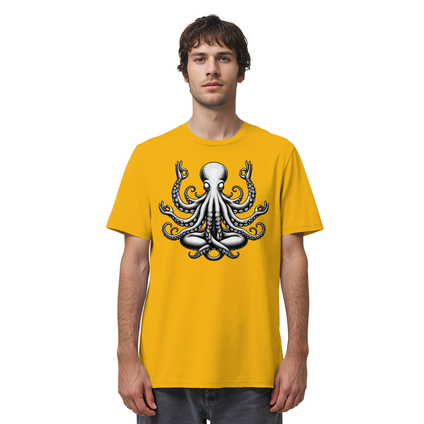 Oktopus in Meditation - Organic Shirt